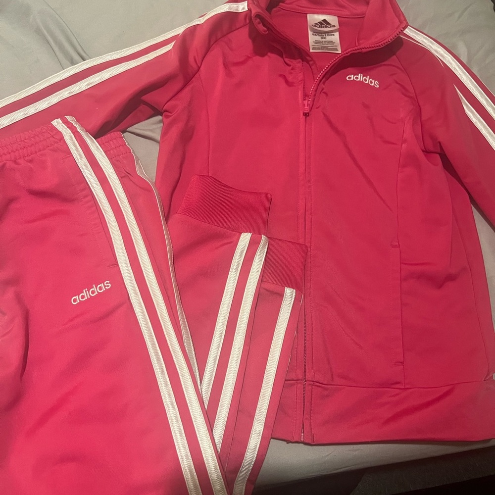 Adidas girl track suit